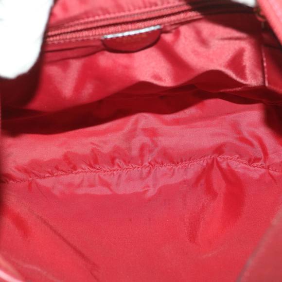 CELINE Shoulder Bag Nylon Red Auth 37765 - Picture 11 of 16